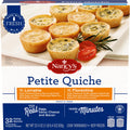 Nancy's Lorraine & Florentine Petite Quiche Frozen Snacks 22.4 Oz 32 Count