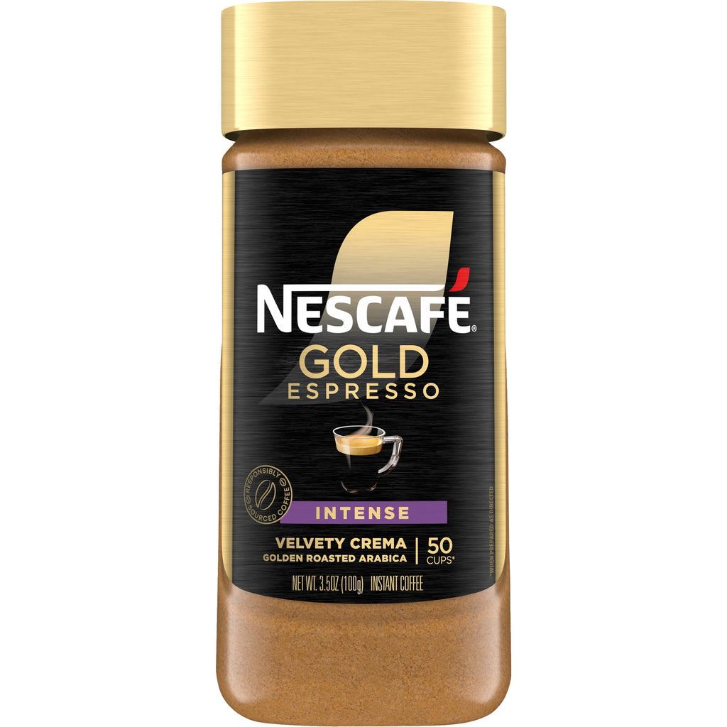 NESCAFÉ Gold Espresso Naturally Caffeinated Dark Roast Instant Coffee 3.5 oz