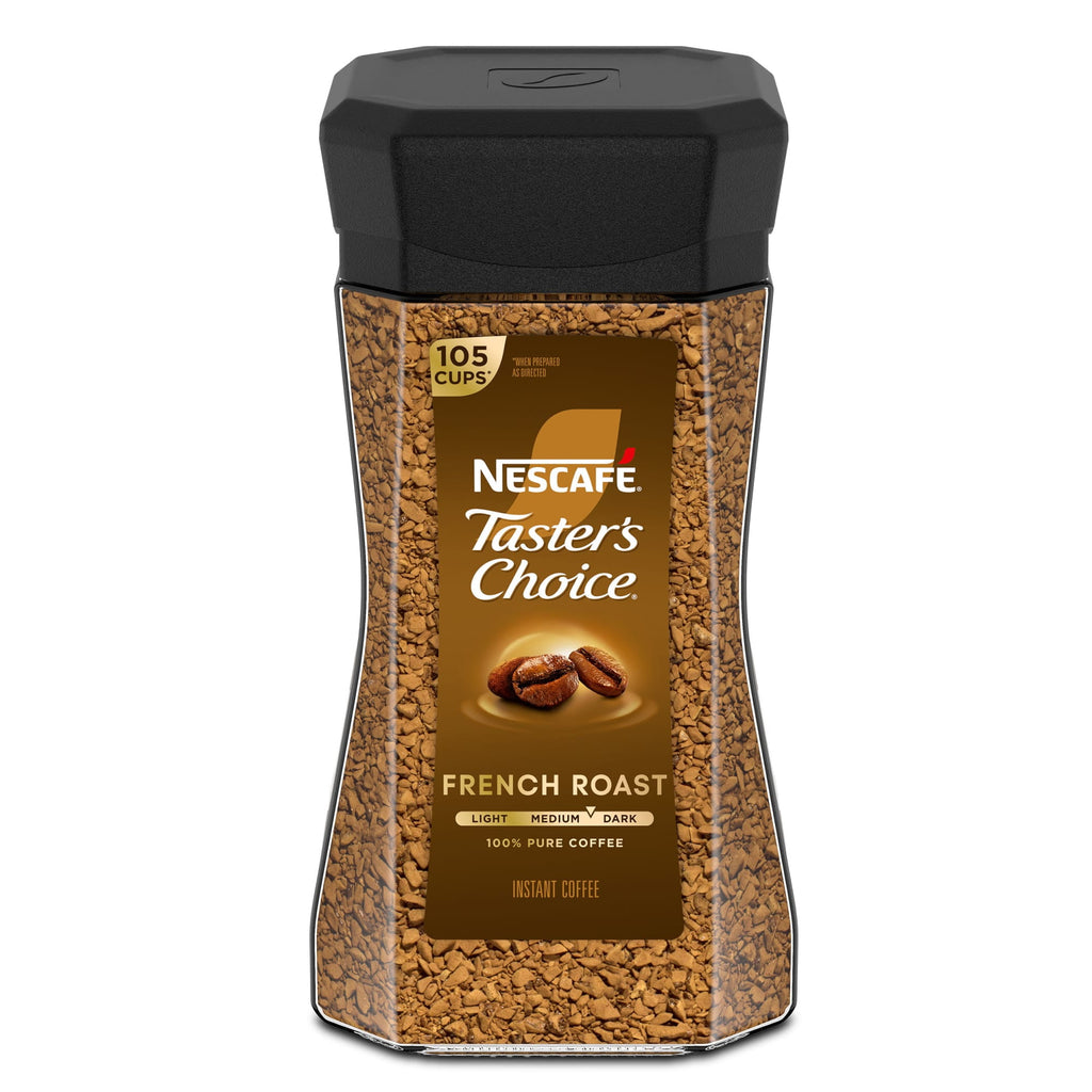 NESCAFÉ Taster's Choice French Roast Naturally Caffeinated Dark Roast Instant Coffee 7 oz Jar
