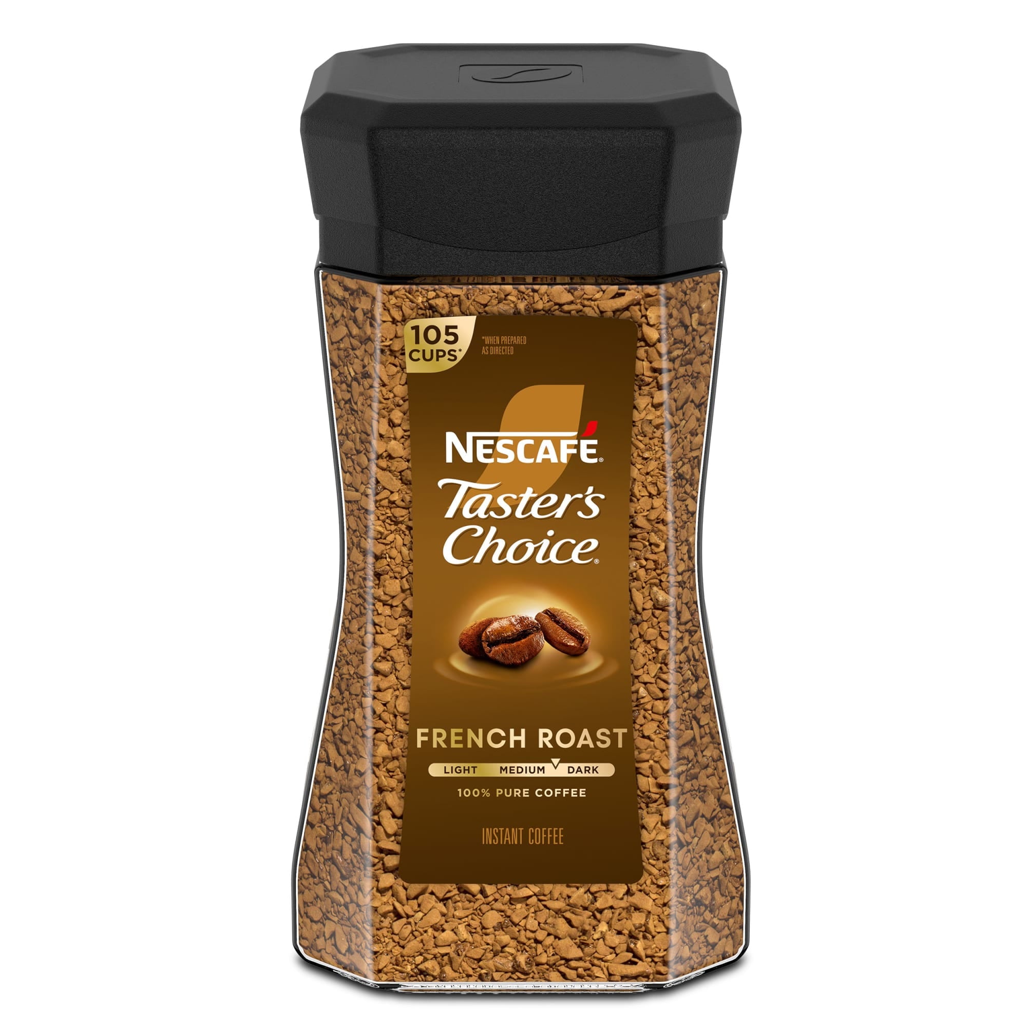 NESCAFÉ Taster's Choice French Roast Naturally Caffeinated Dark Roast Instant Coffee 7 oz Jar
