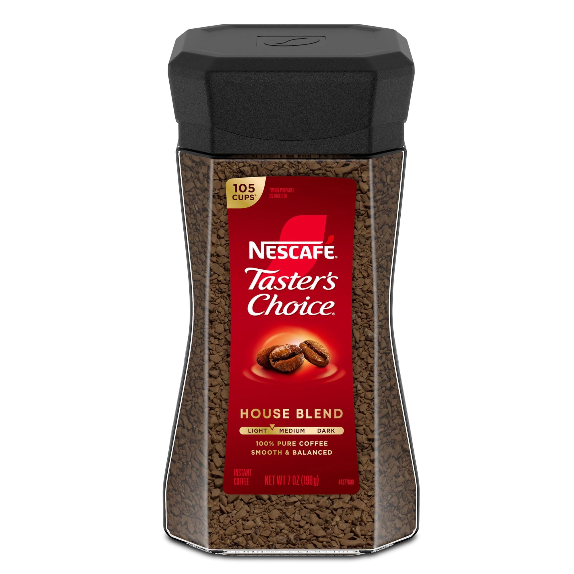NESCAFÉ Taster's Choice House Blend Naturally Caffeinated Light Medium Roast Instant Coffee 7 oz Jar
