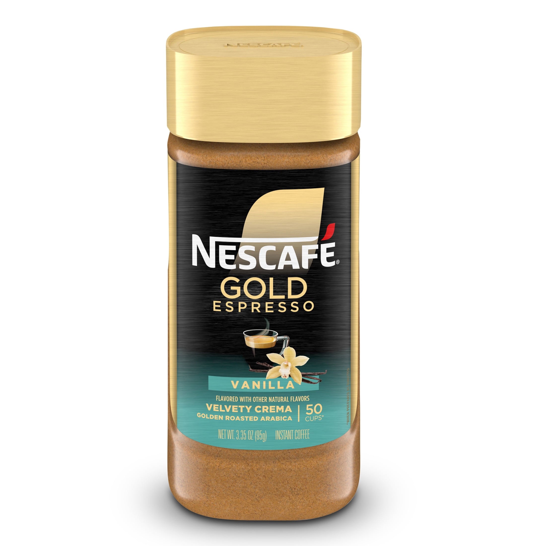 NESCAFÉ Gold Espresso Vanilla Flavored Naturally Caffeinated Medium Instant Coffee 3.35 oz
