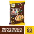 Nestle Toll House Ready to Bake M&M'S Minis Chocolate Chip Cookie Dough, Makes 20 Cookies, 14 oz