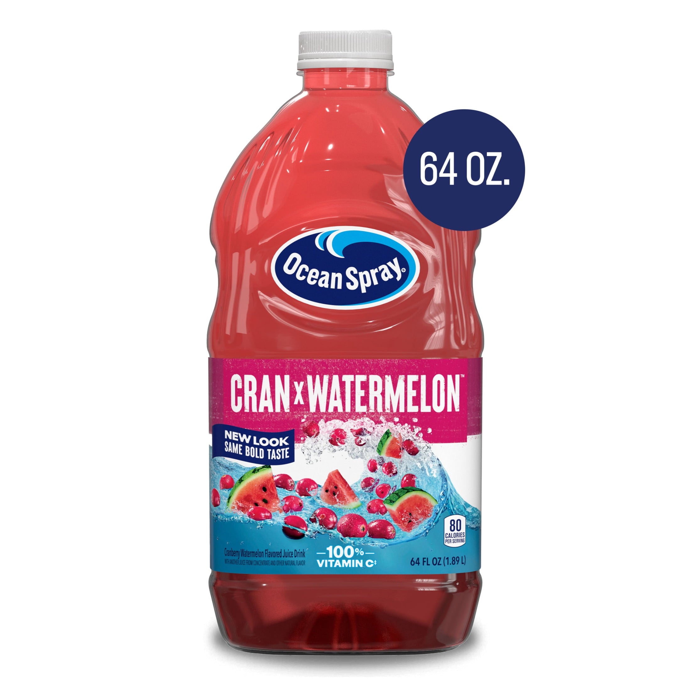 Ocean Spray Cran-Watermelon Cranberry Watermelon Juice Drink 64 fl oz Bottle