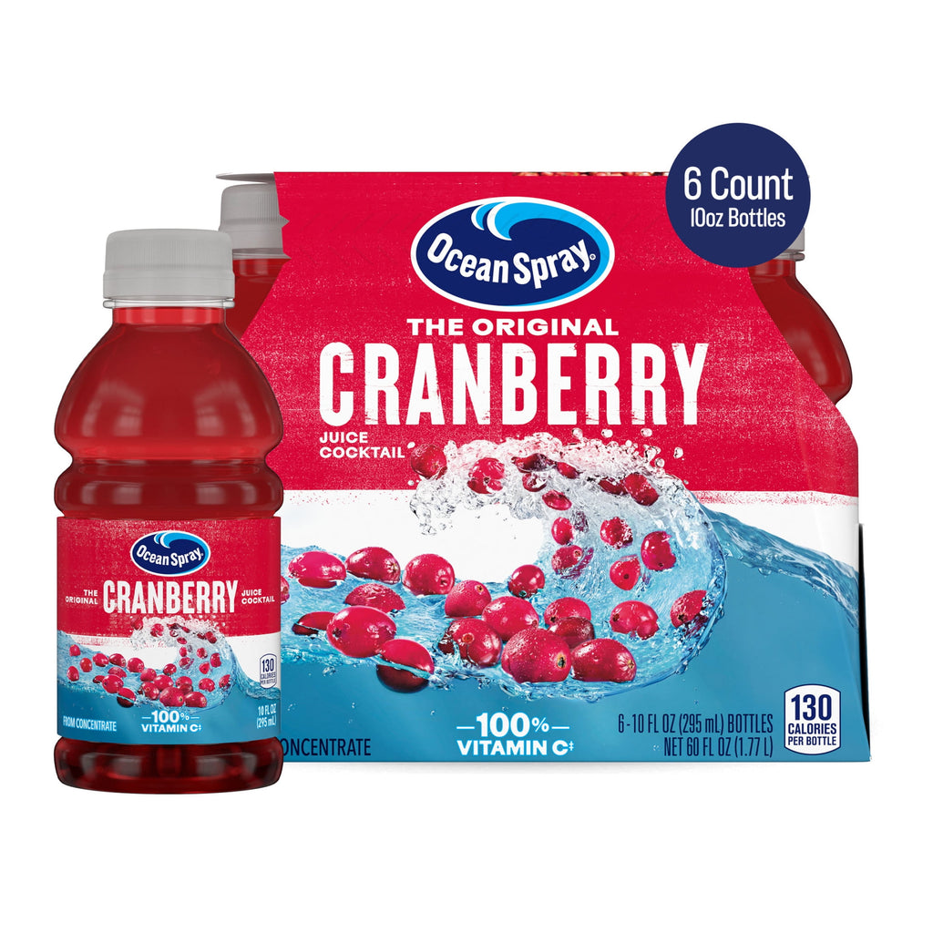 Ocean Spray Cranberry Juice Cocktail 10 fl oz Bottles 6 Count