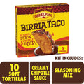 Birria Taco Kit Seasoning Sauce Soft Tortillas 12.1 Oz Old El Paso