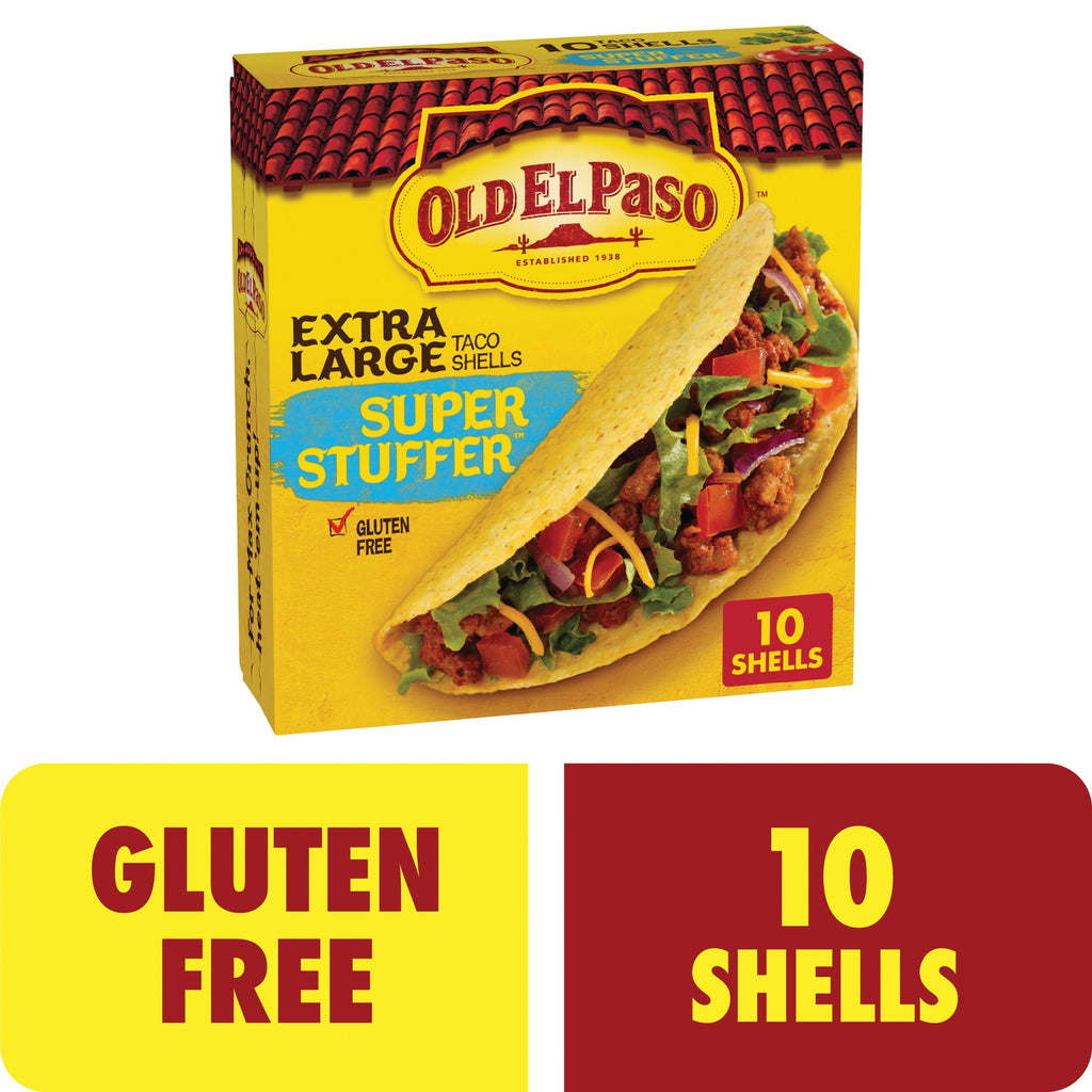 Extra Large Super Stuffer Taco Shells 6.6 Oz 10 Count Old El Paso