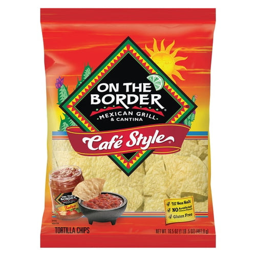 Cafe Style Tortilla Chips 16.5 Oz 1 Count On The Border