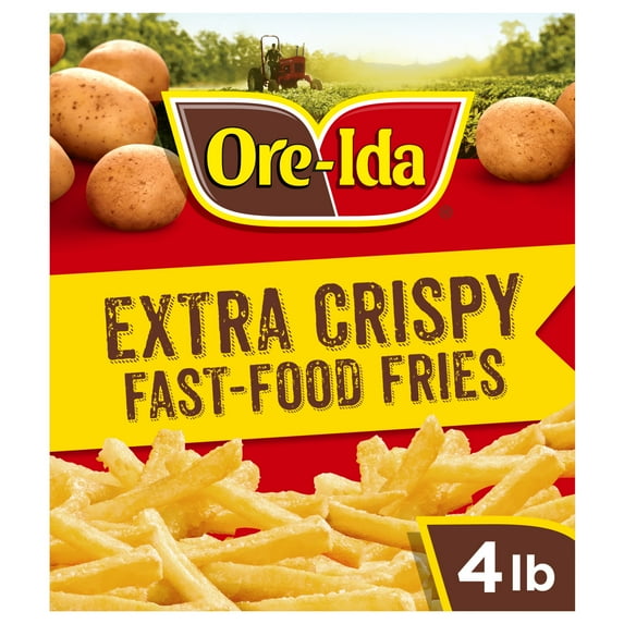 Ore-Ida Extra Crispy Fast Food Fries Frozen Potatoes 4 Lb