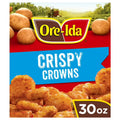 Ore-Ida Crispy Crowns Seasoned Shredded Frozen Potatoes, 1 Bag, for Easy Snacks and Dinner Sides, Gluten-Free, 30 oz