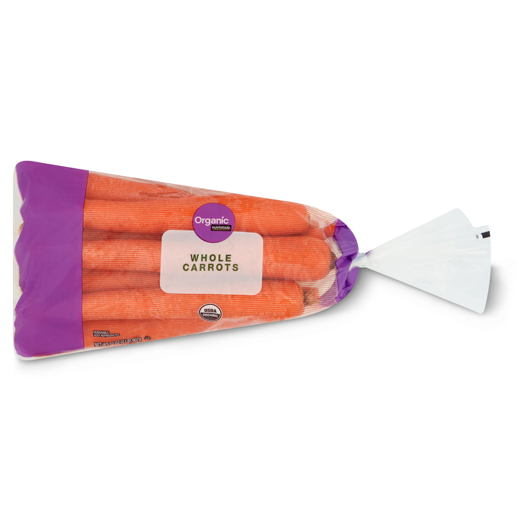 Marketside Organic Whole Carrots 2 Lb Bag
