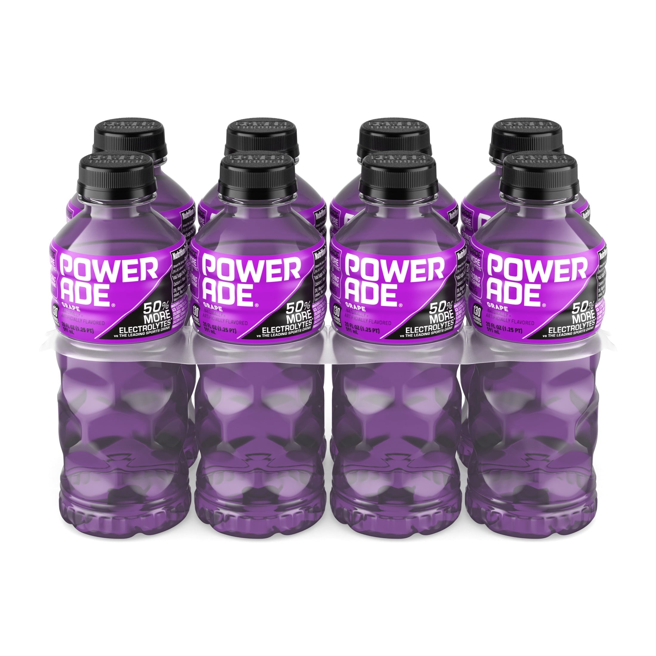 Powerade Grape Electrolyte Sports Drink 20 fl oz 8 Pack