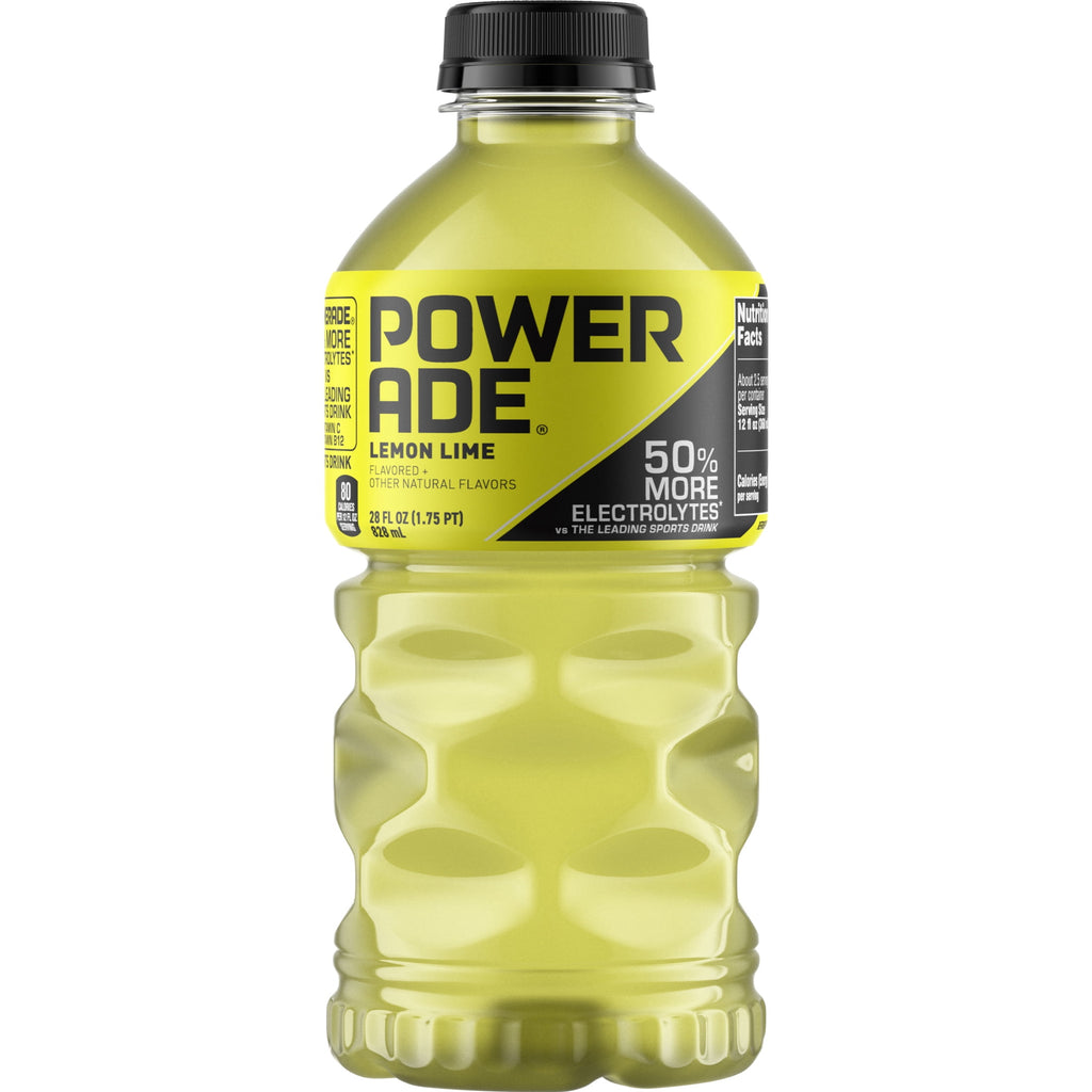 Powerade Lemon Lime Electrolyte Sports Drink 28 fl oz Bottle