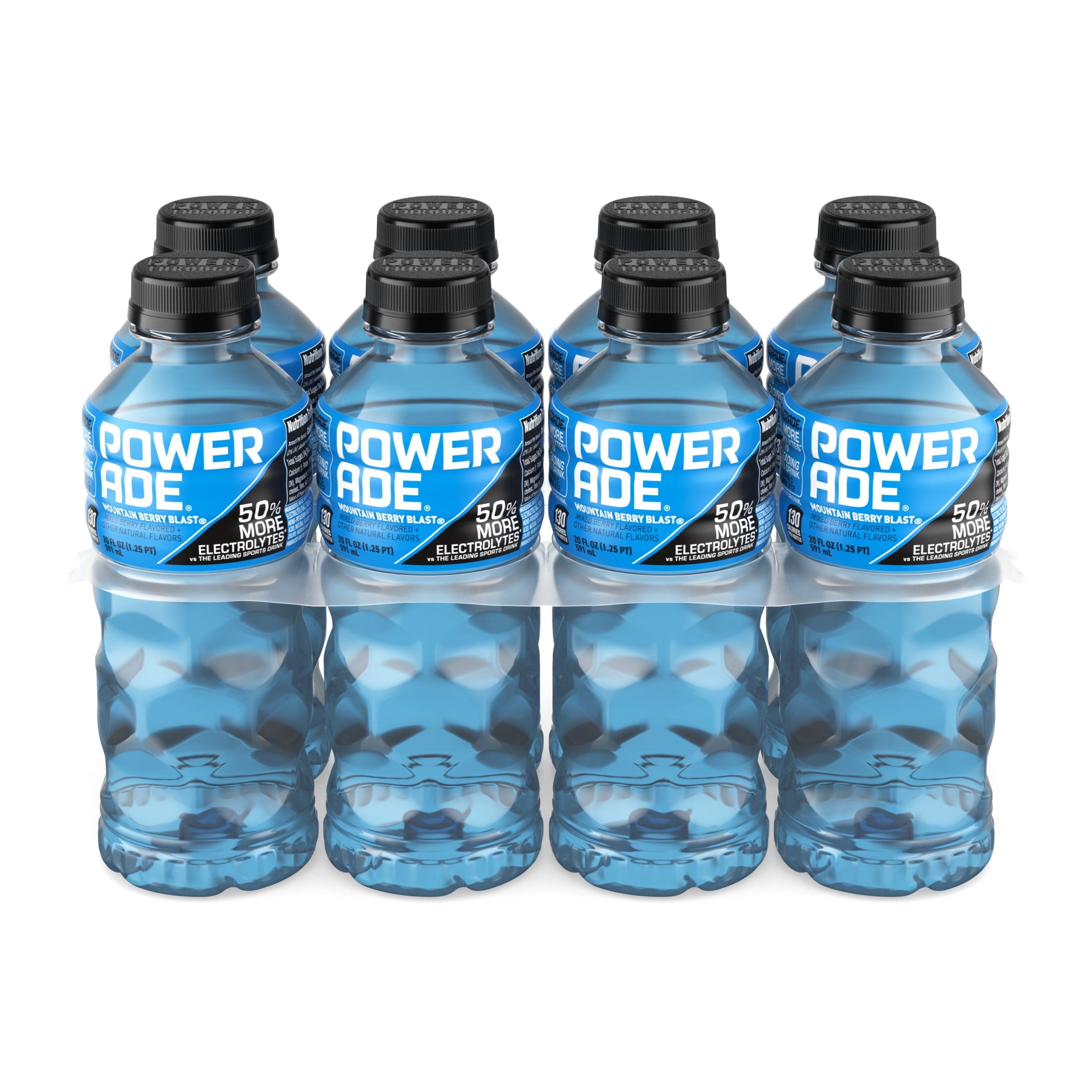 Powerade Mountain Berry Blast Electrolyte Sports Drink 20 fl oz 8 Count