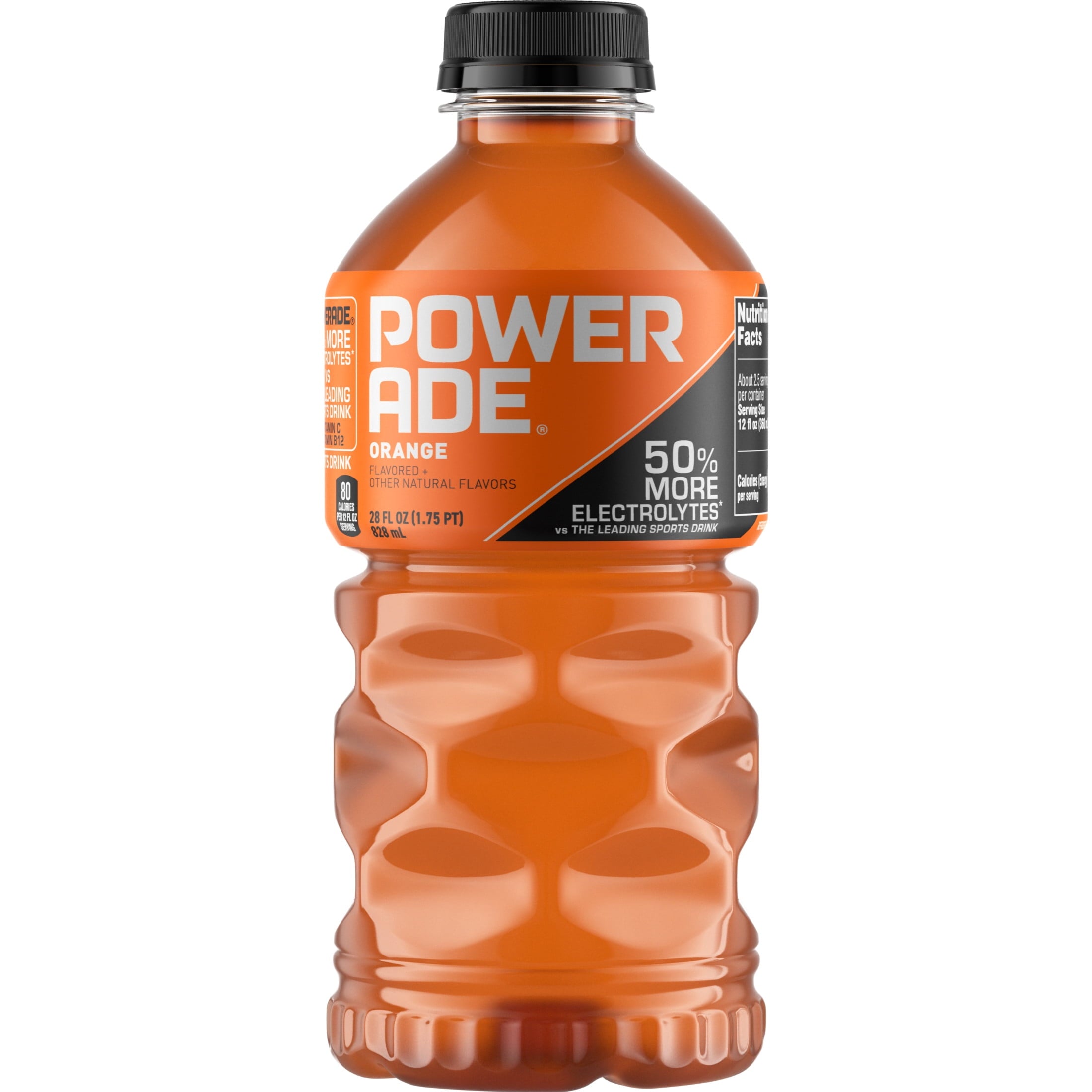 Powerade Orange Electrolyte Sports Drink 28 fl oz Bottle