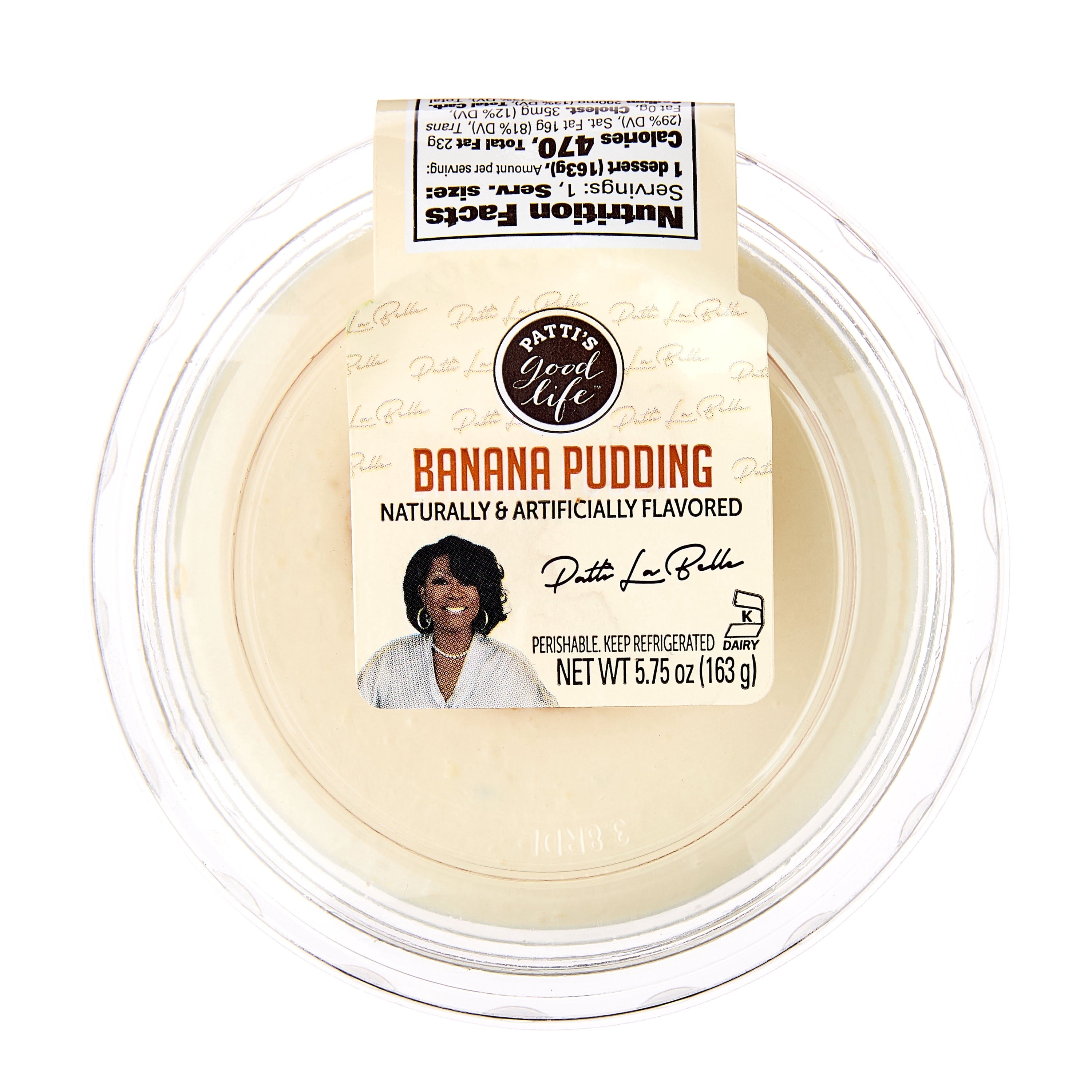 Banana Pudding Dessert Cup 5.75 Oz 1 Count Patti's Good Life
