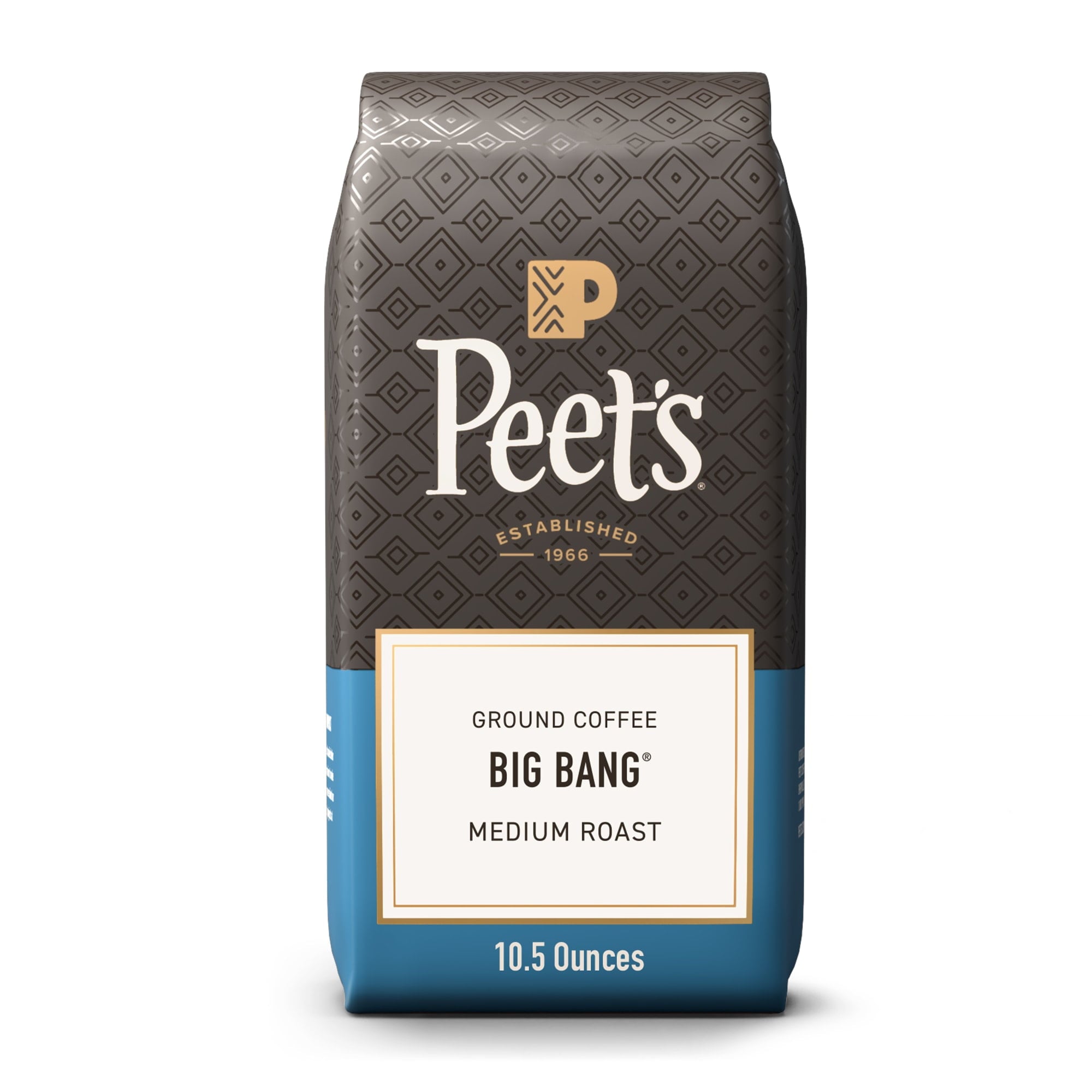 Peet's Big Bang Naturally Caffeinated Medium Roast Ground Coffee 10.5 oz Bag