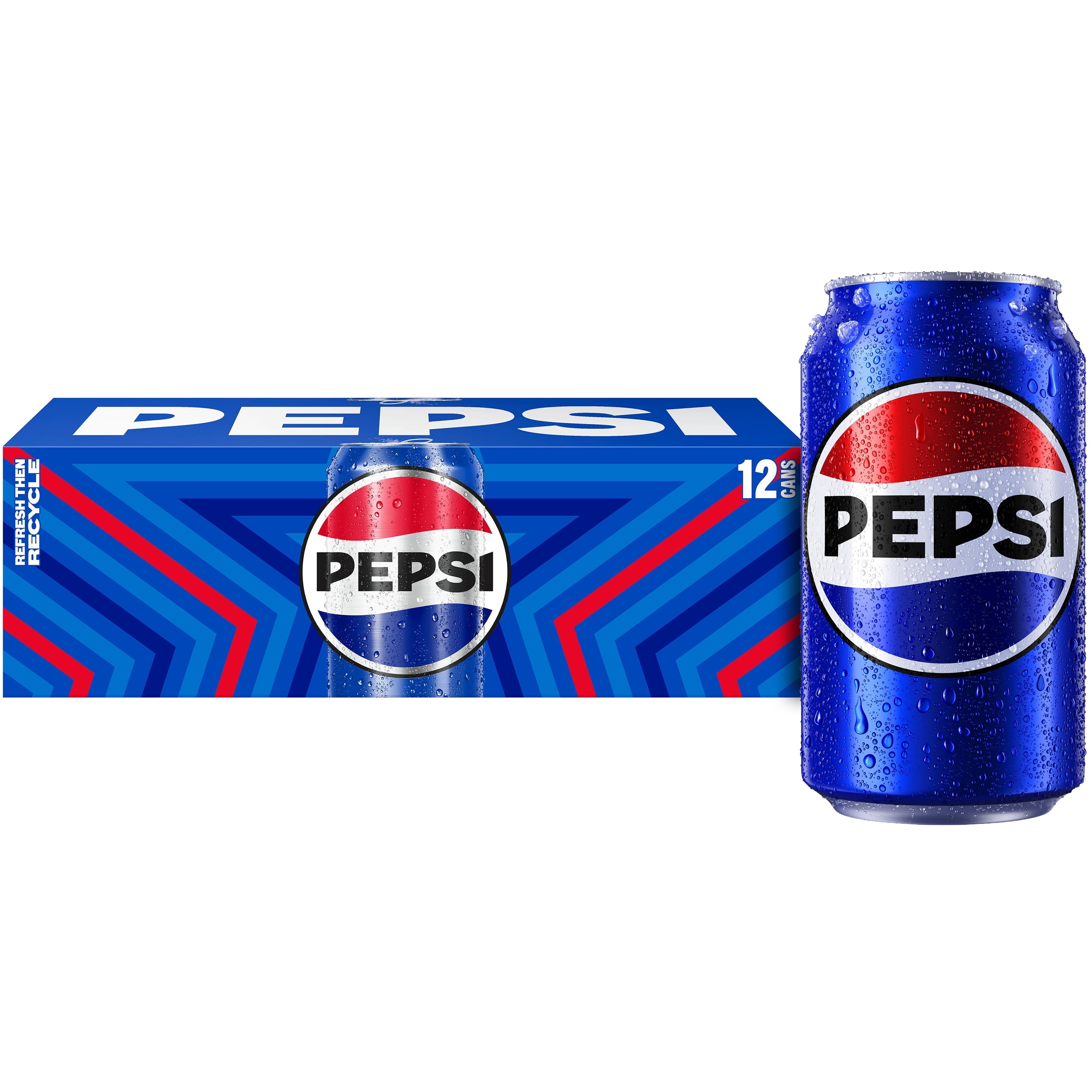 Pepsi Cola Soda Pop Cans 12 Fl Oz 12 Pack