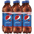 Pepsi Wild Cherry Cola Soda Pop Bottles 16.9 Fl Oz 6 Pack