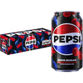 Pepsi Zero Sugar Wild Cherry Soda Pop Cans 12 Fl Oz 12 Pack