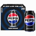 Pepsi Zero Sugar Cola Soda Pop Cans 12 Fl Oz 24 Pack