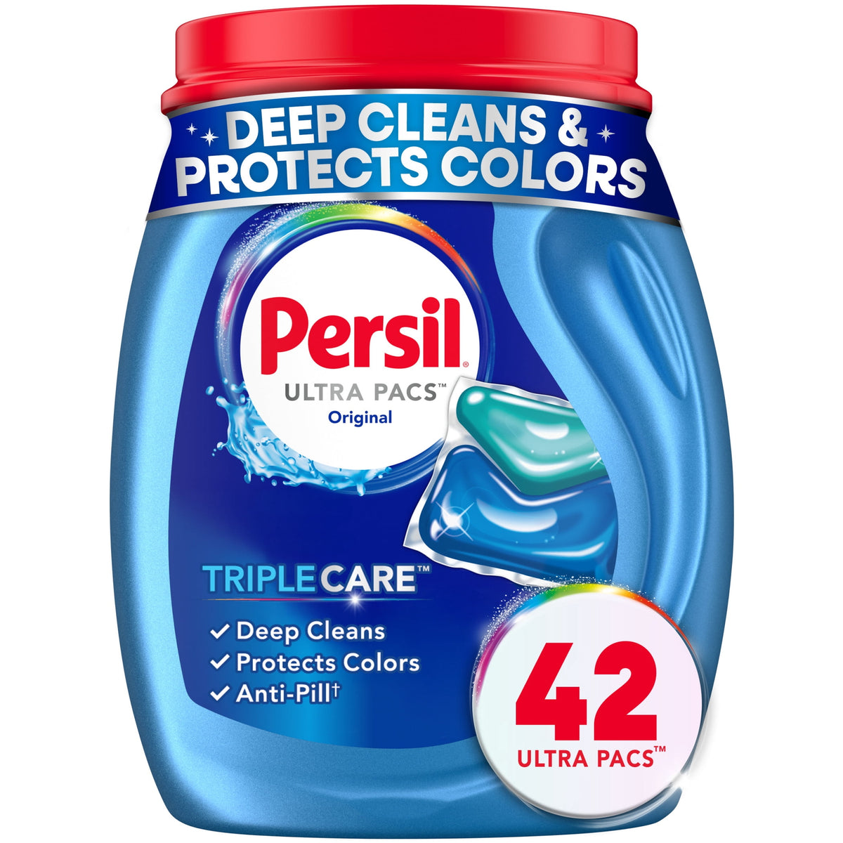 Persil Ultra Pacs Deep Clean Original Laundry Detergent 42 Count