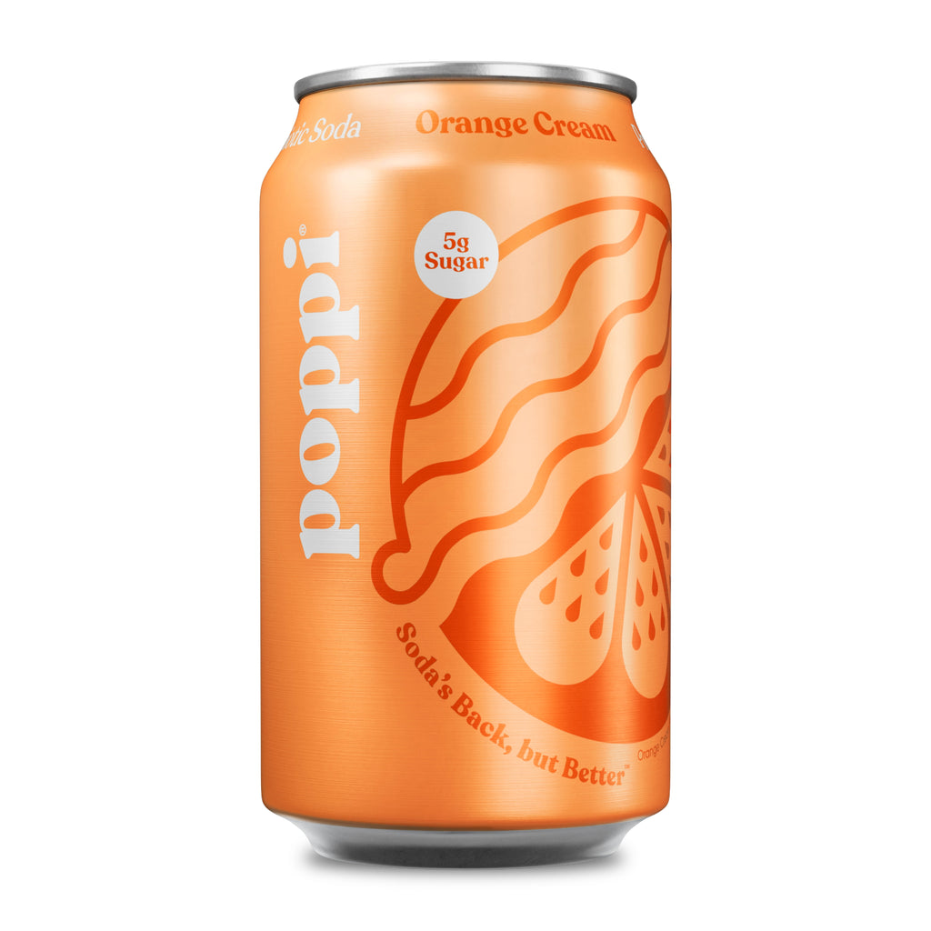 poppi Orange Cream Prebiotic Soda Can 12 Fl Oz 1 Pack