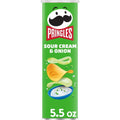 Sour Cream & Onion Flavored Potato Crisps 5.5 Oz 1 Count Pringles