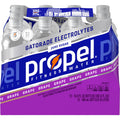 Propel Electrolyte Enhanced Water Grape Zero Calorie Sports Drink 16.9 fl oz Bottles (12 Pack)