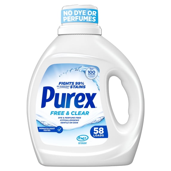 Purex Free Clear Liquid Laundry Detergent 66 fl oz 58 Loads