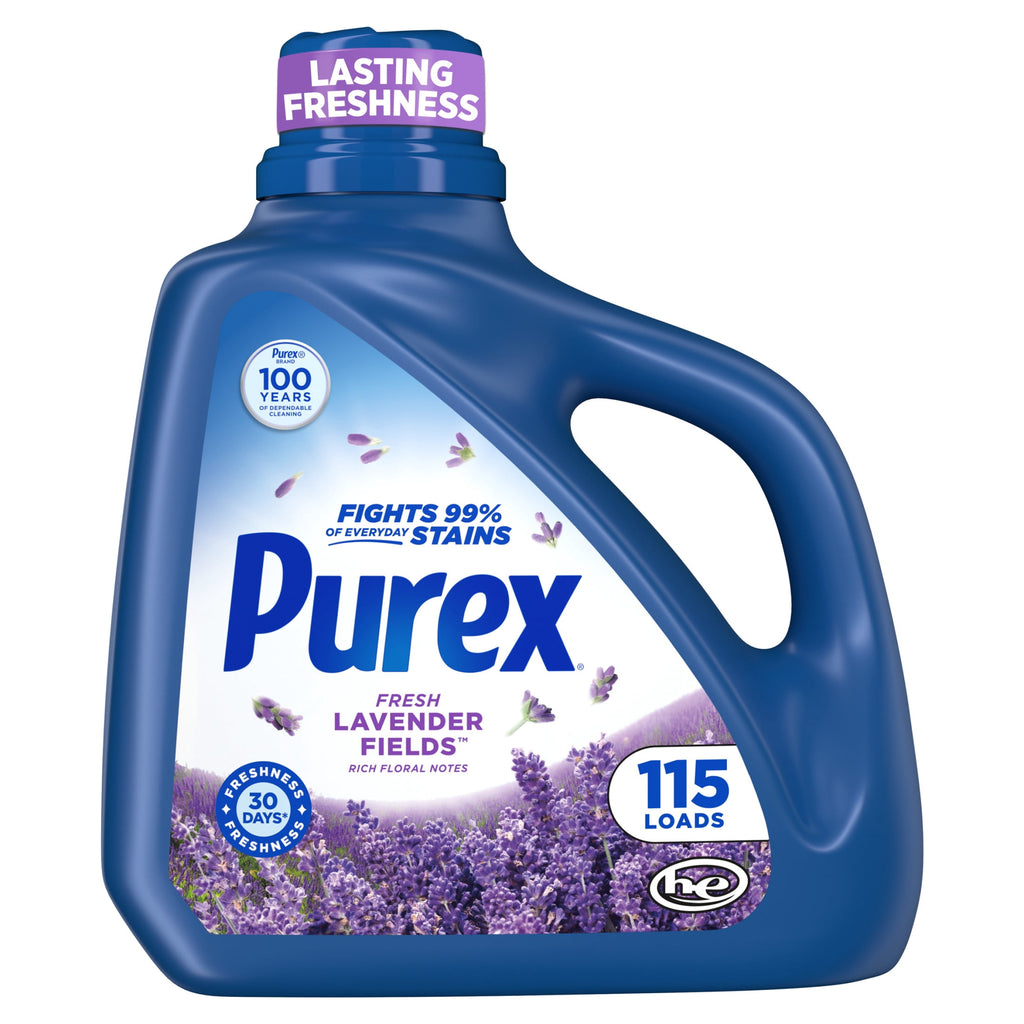 Purex Fresh Lavender Fields Liquid Laundry Detergent 150 fl oz 115 Loads
