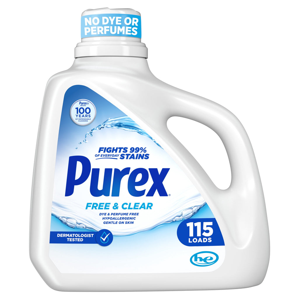 Purex Free Clear Liquid Laundry Detergent 150 fl oz 115 Loads