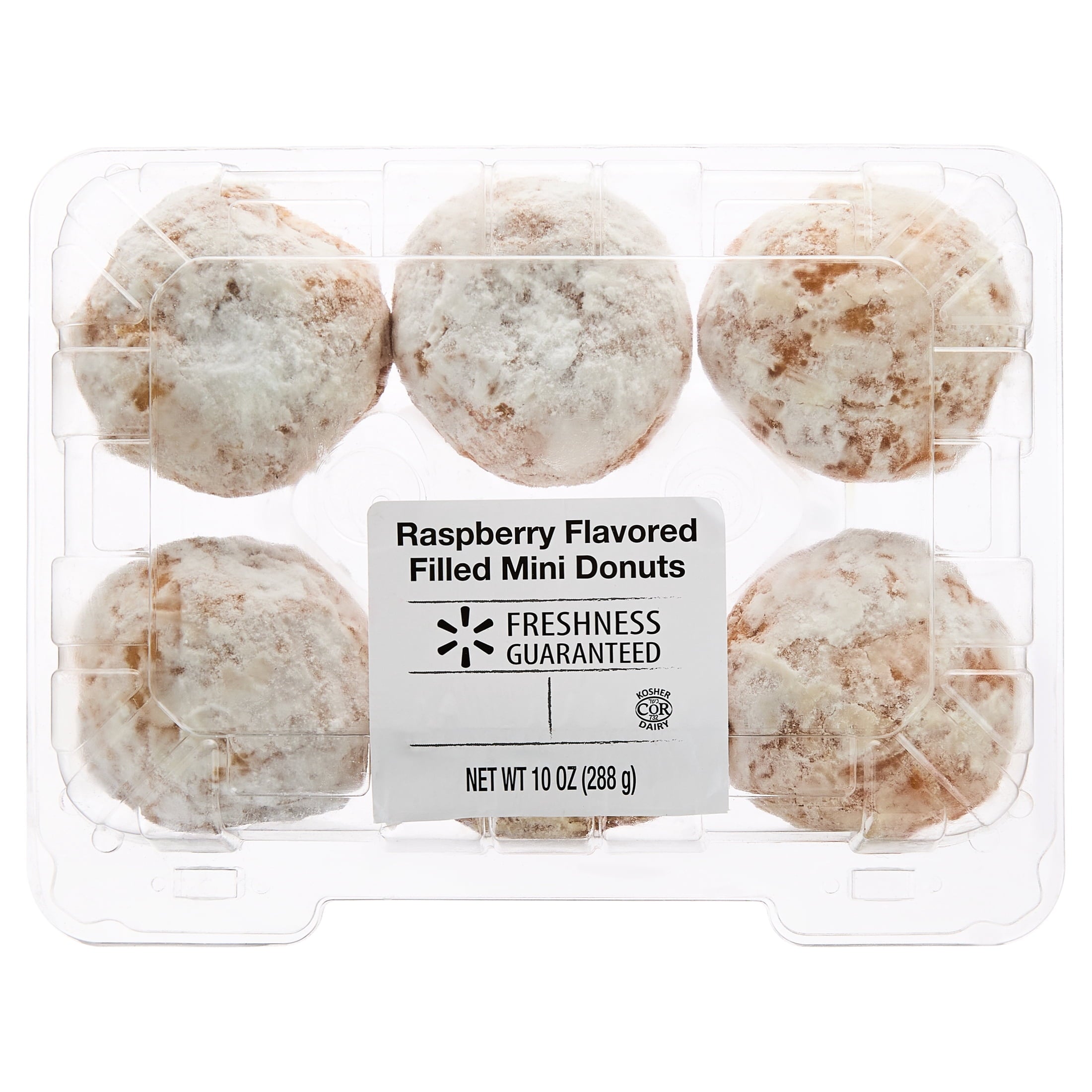Raspberry Flavored Mini Donuts 10 Oz 6 Count Freshness Guaranteed