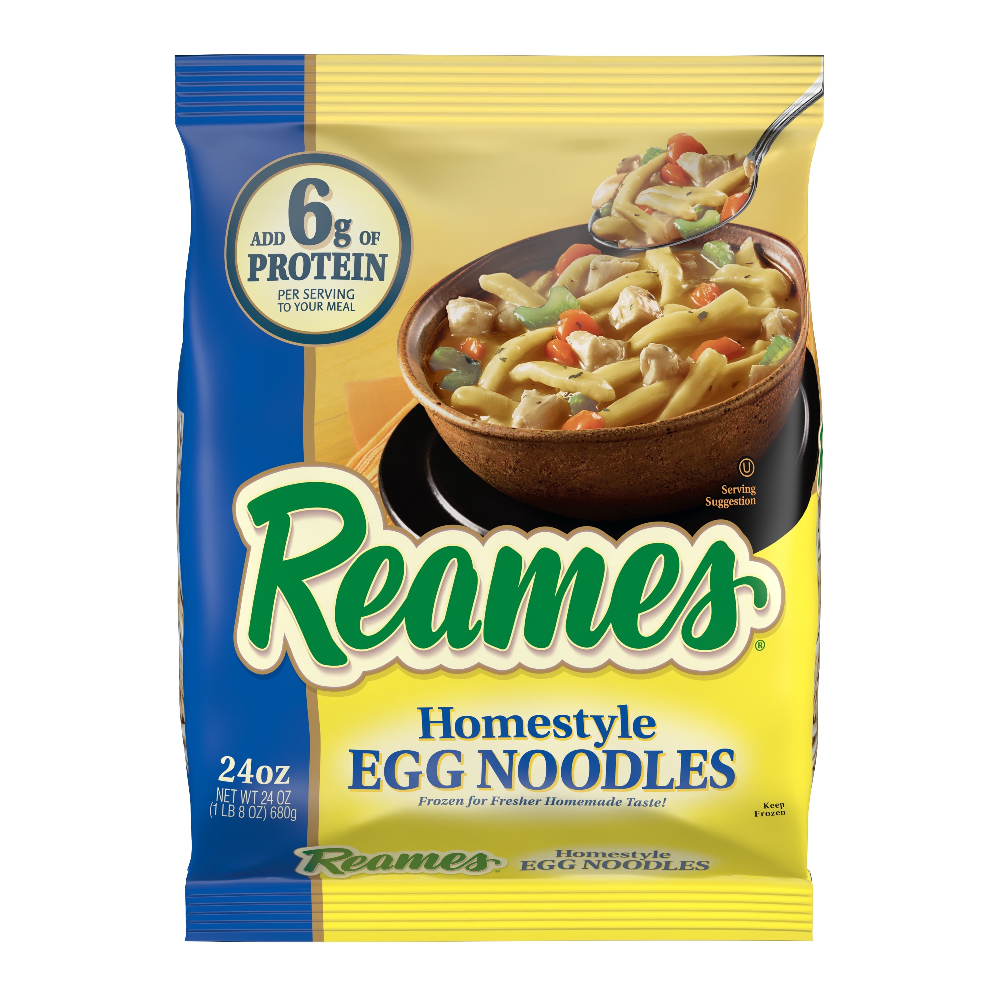 Reames Homestyle Egg Noodles Frozen 24 Oz