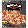 Red Baron Meat Trio Deep Dish Singles Frozen Personal Pizza 11.2 Oz 2 Pack