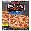Red Baron Pepperoni Deep Dish Singles Frozen Personal Pizza 11.2 Oz 2 Pack