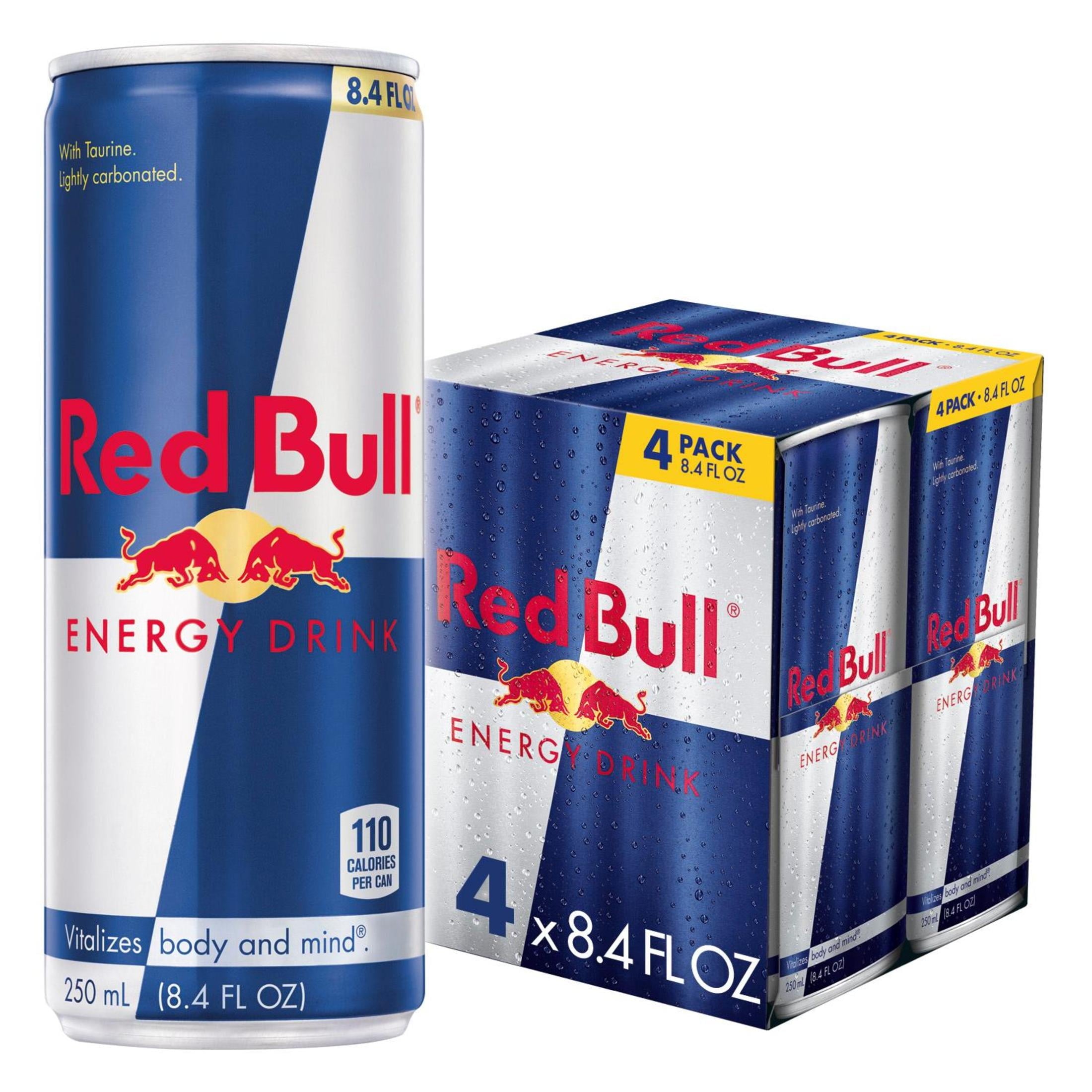 Red Bull Energy Drink Original 8.4 fl oz 4 Pack Cans