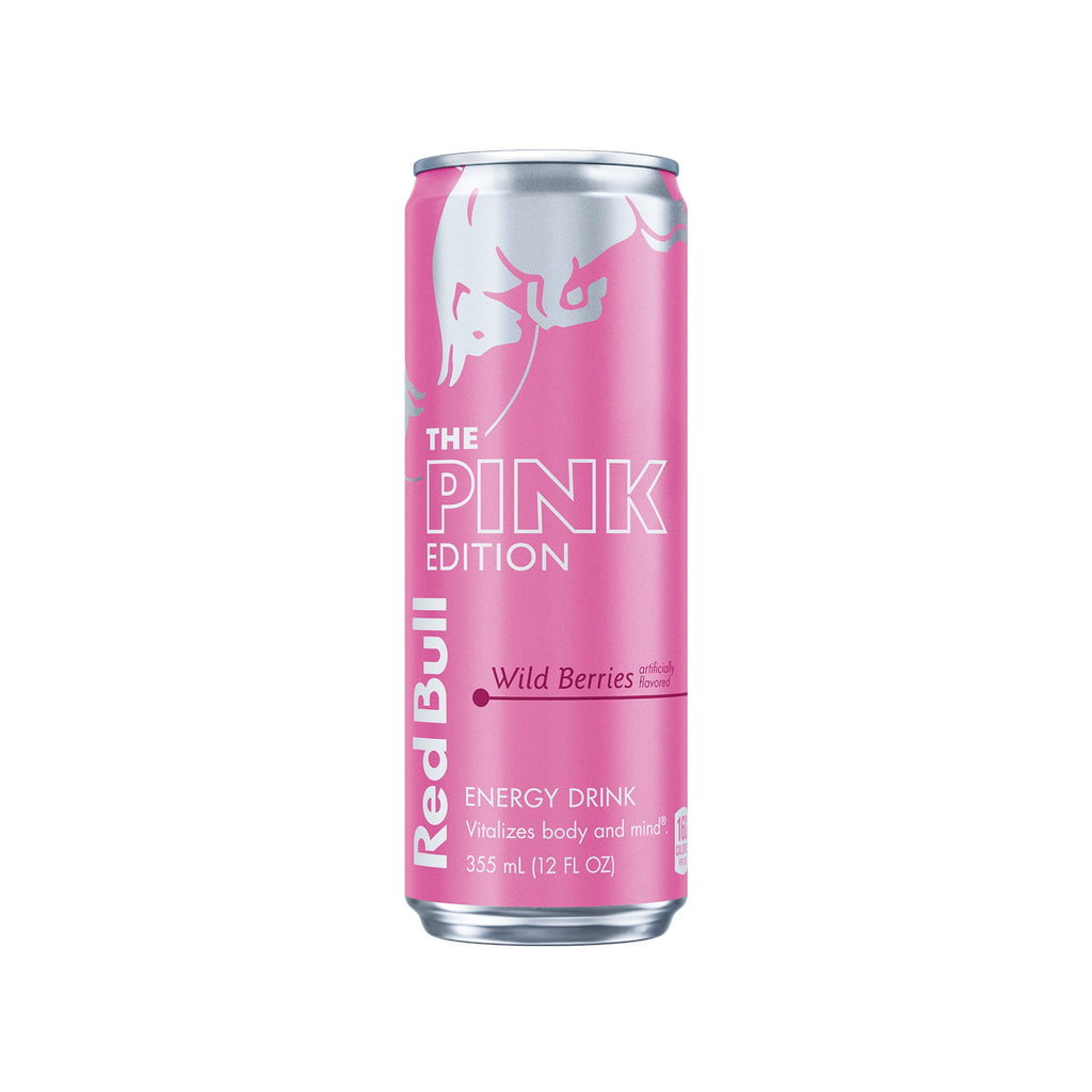 Red Bull Pink Edition Wild Berries Energy Drink 12 fl oz Single Can