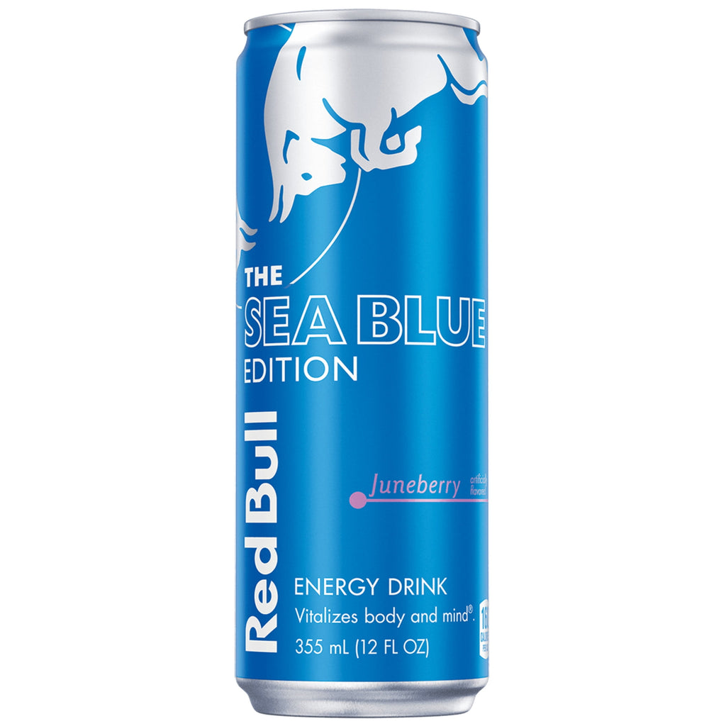 Red Bull Sea Blue Edition Energy Drink Juneberry 12 fl oz Single Can