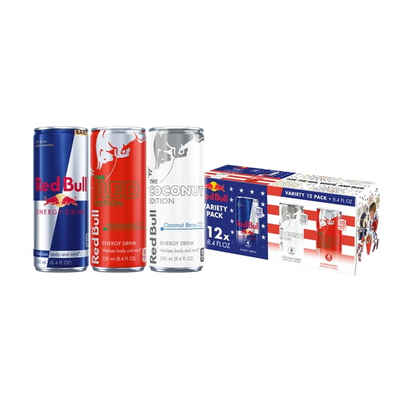 Red Bull Energy Drink Summer Celebration Variety Pack 8.4 fl oz 12 Pack