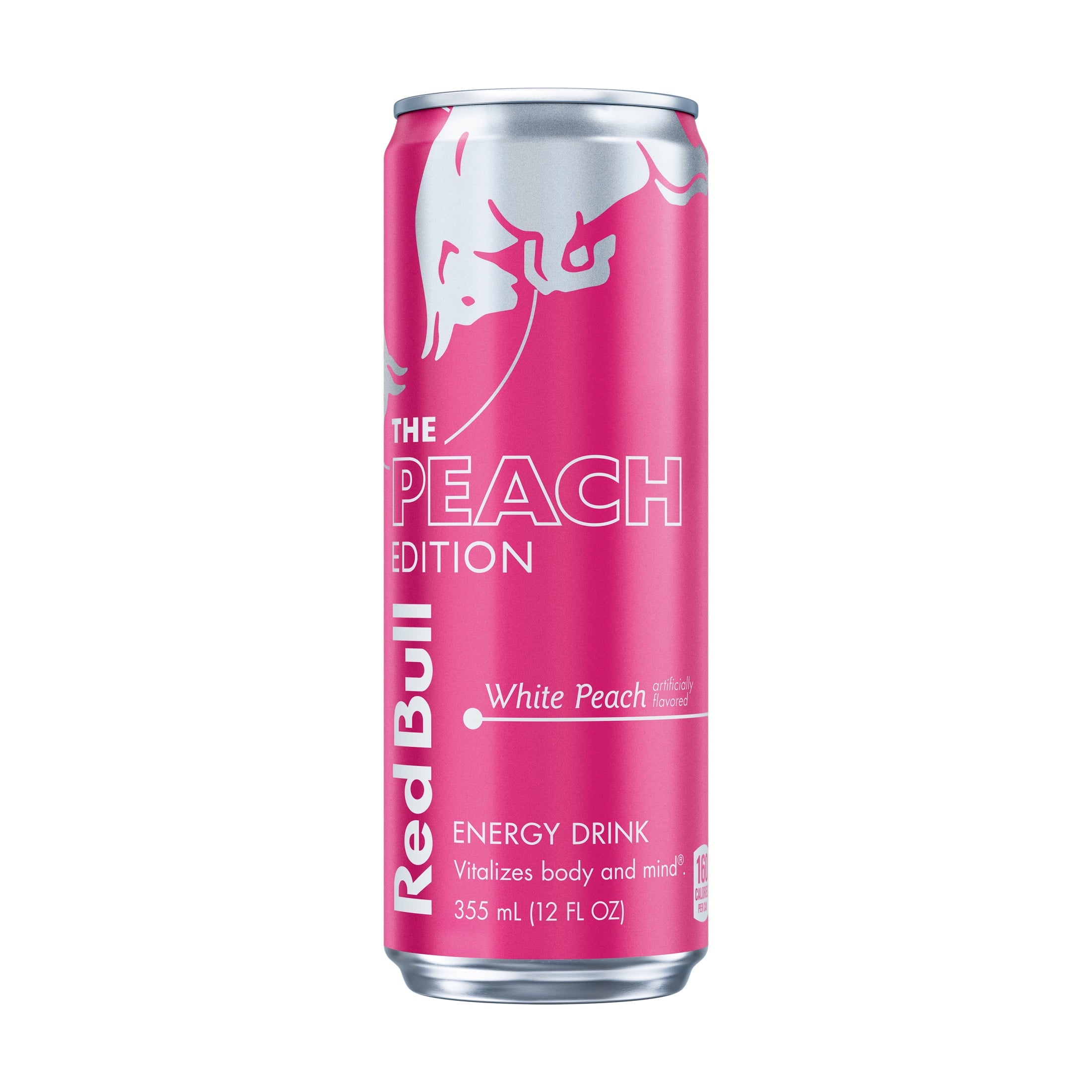 Red Bull Peach Edition Energy Drink 12 fl oz Single Can