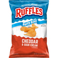 Cheddar & Sour Cream Potato Chips Party Size 12.5 Oz 1 Count Ruffles