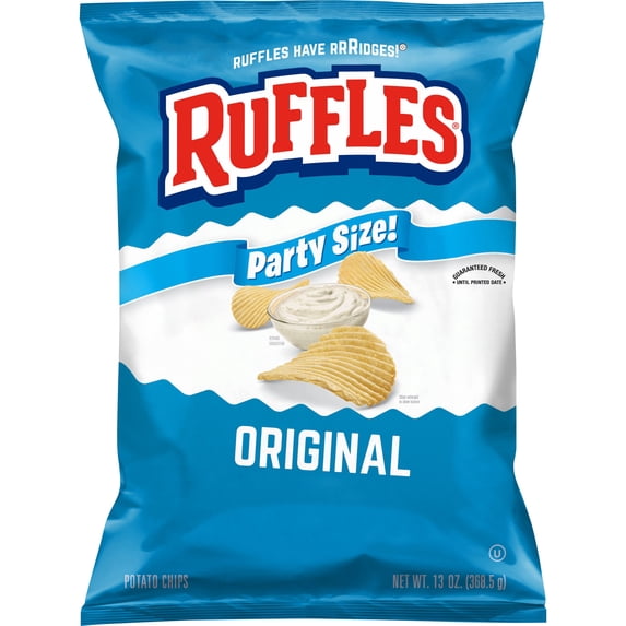 Original Flavor Potato Snack Chips 13 Oz 1 Count Ruffles