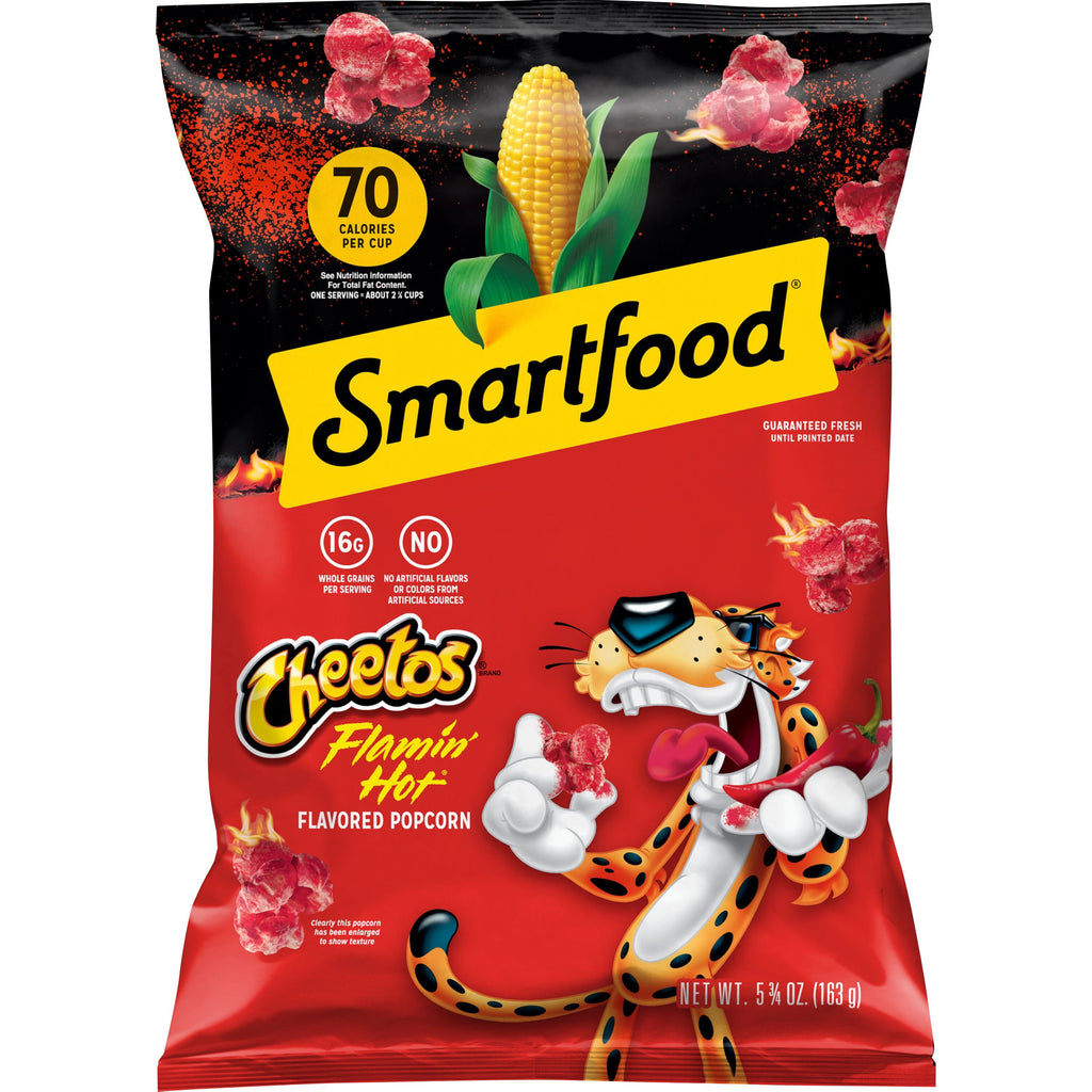 Flamin' Hot Flavored Popcorn 5.75 Oz 1 Count Smartfood