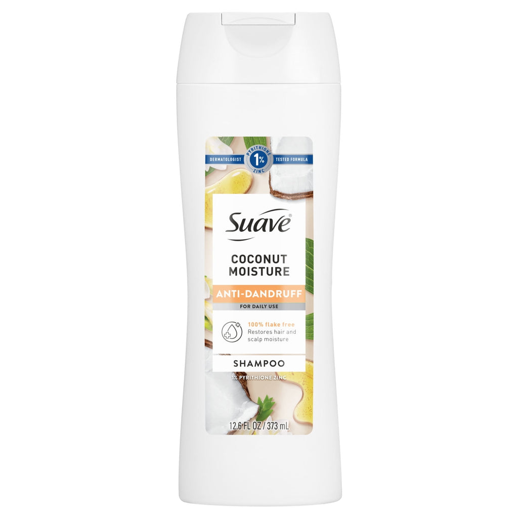 Suave Anti Dandruff Coconut Moisture Shampoo for Women 12.6 fl oz