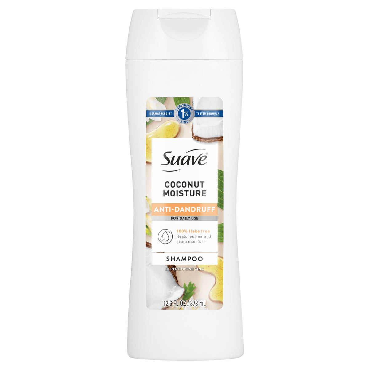 Suave Anti Dandruff Coconut Moisture Shampoo for Women 12.6 fl oz