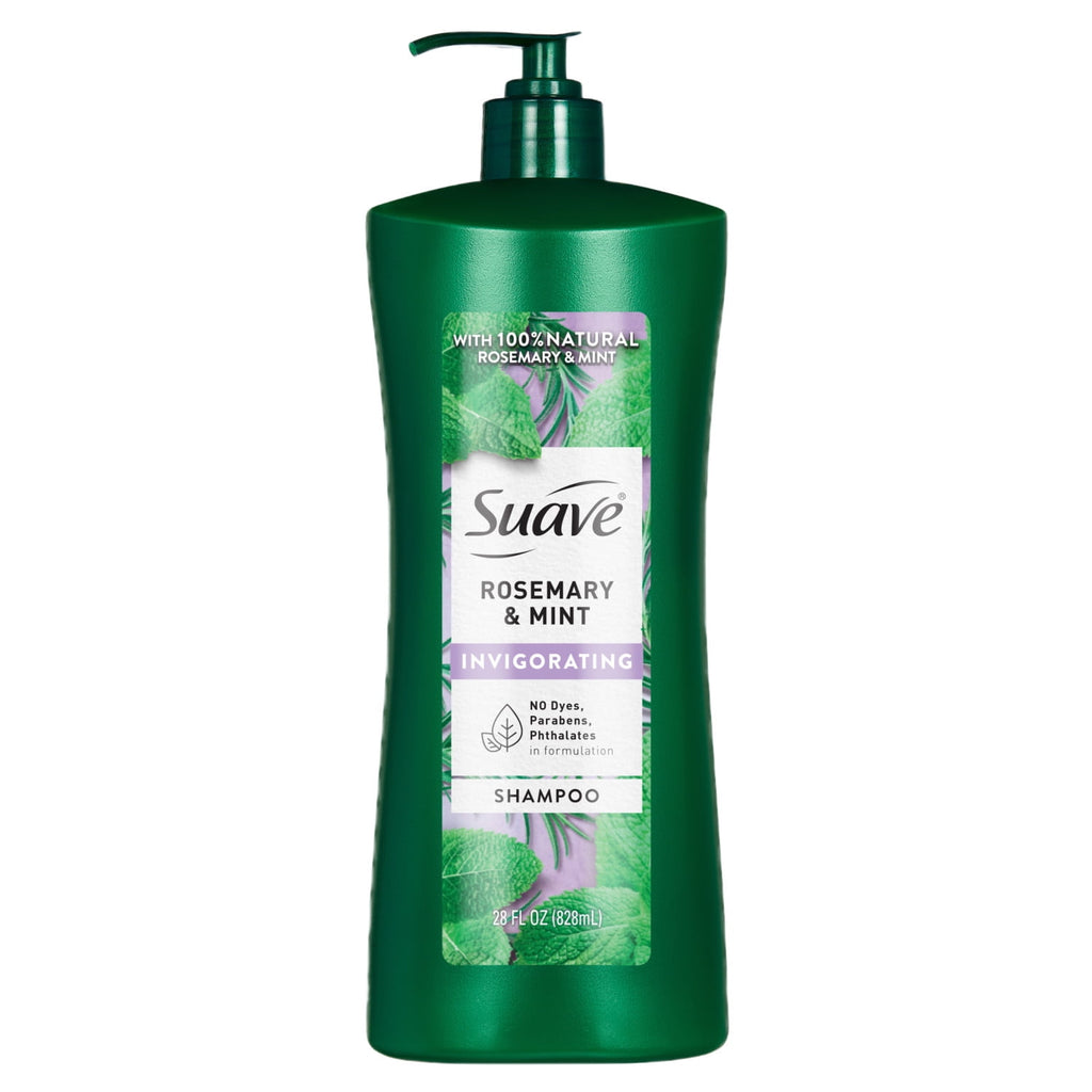 Suave Rosemary & Mint Invigorating Shampoo for All Hair Types 28 fl oz