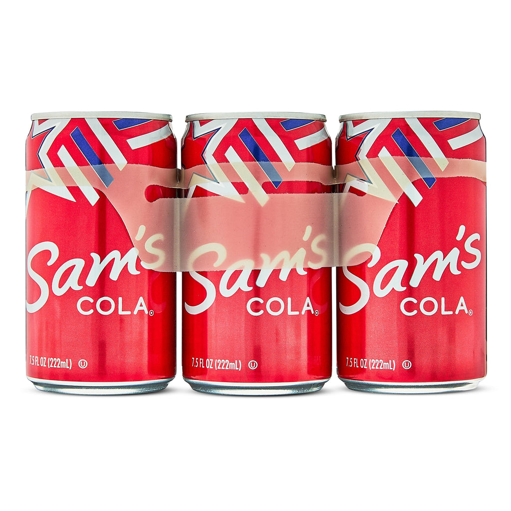 Sam's Choice Cola Soda Pop Cans 7.5 Fl Oz 6 Pack