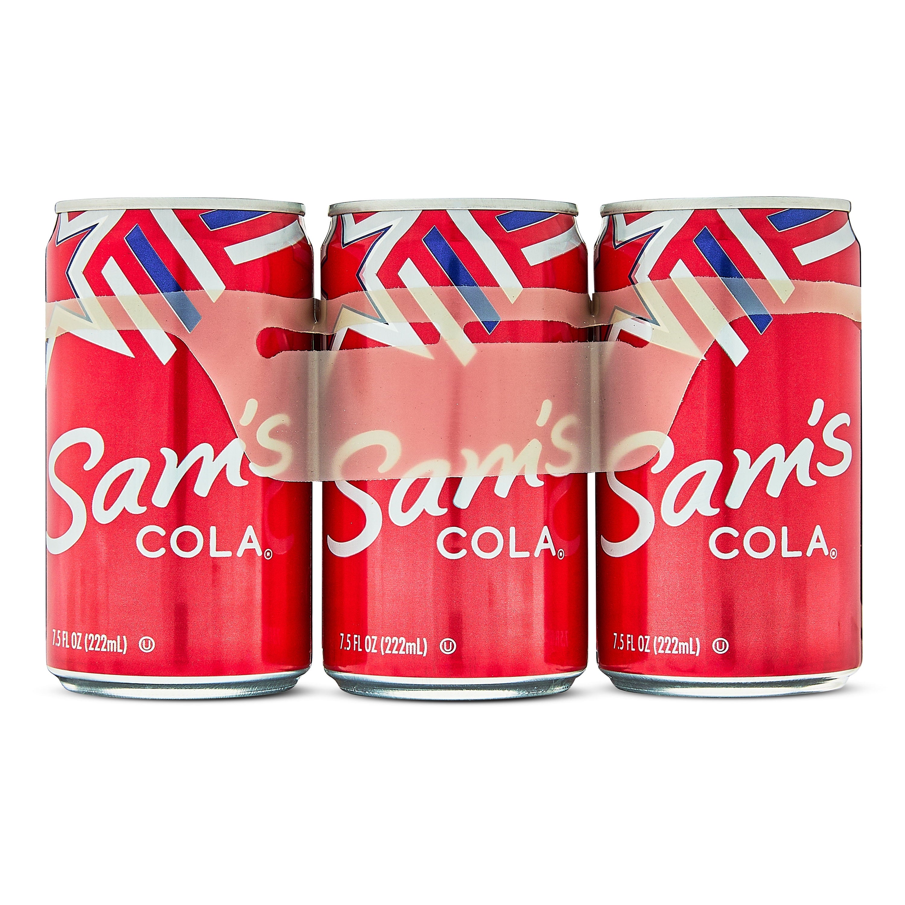 Sam's Choice Cola Soda Pop Cans 7.5 Fl Oz 6 Pack