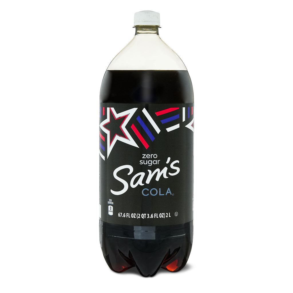 Sam's Choice Zero Sugar Cola Soda Pop Bottle 2 L
